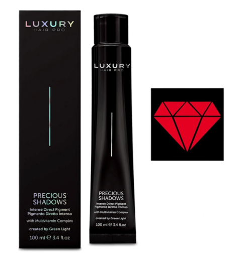 Luxury Hair Pro Precious Shadows Red Ruby / Интенсивный прямой пигмент "Драгоценные оттенки" Красный рубин, 100 мл Luxury Hair Pro Precious Shadows Red Ruby / Интенсивный прямой пигмент "Драгоценные оттенки" Красный рубин, 100 мл