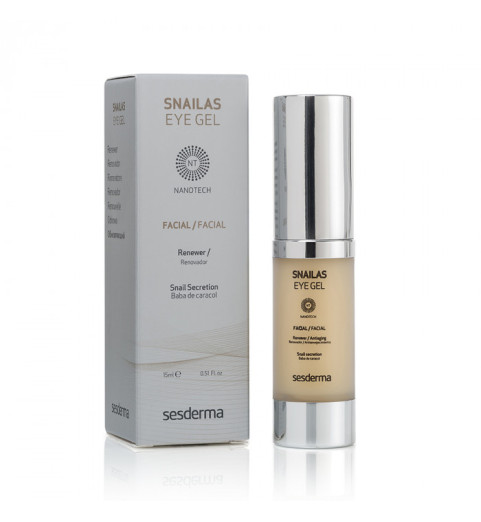 Sesderma Snailas Eye Gel / Гель восстанавливающий для зоны вокруг глаз, 15 мл